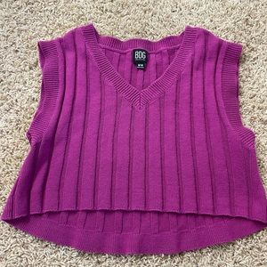 Urban outfitters BDG magenta sweater vest